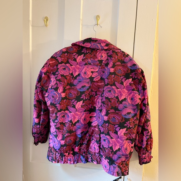Vintage London Fog Rose Pattern Ski Jacket w/ Removable Lining - Picture 7 of 7